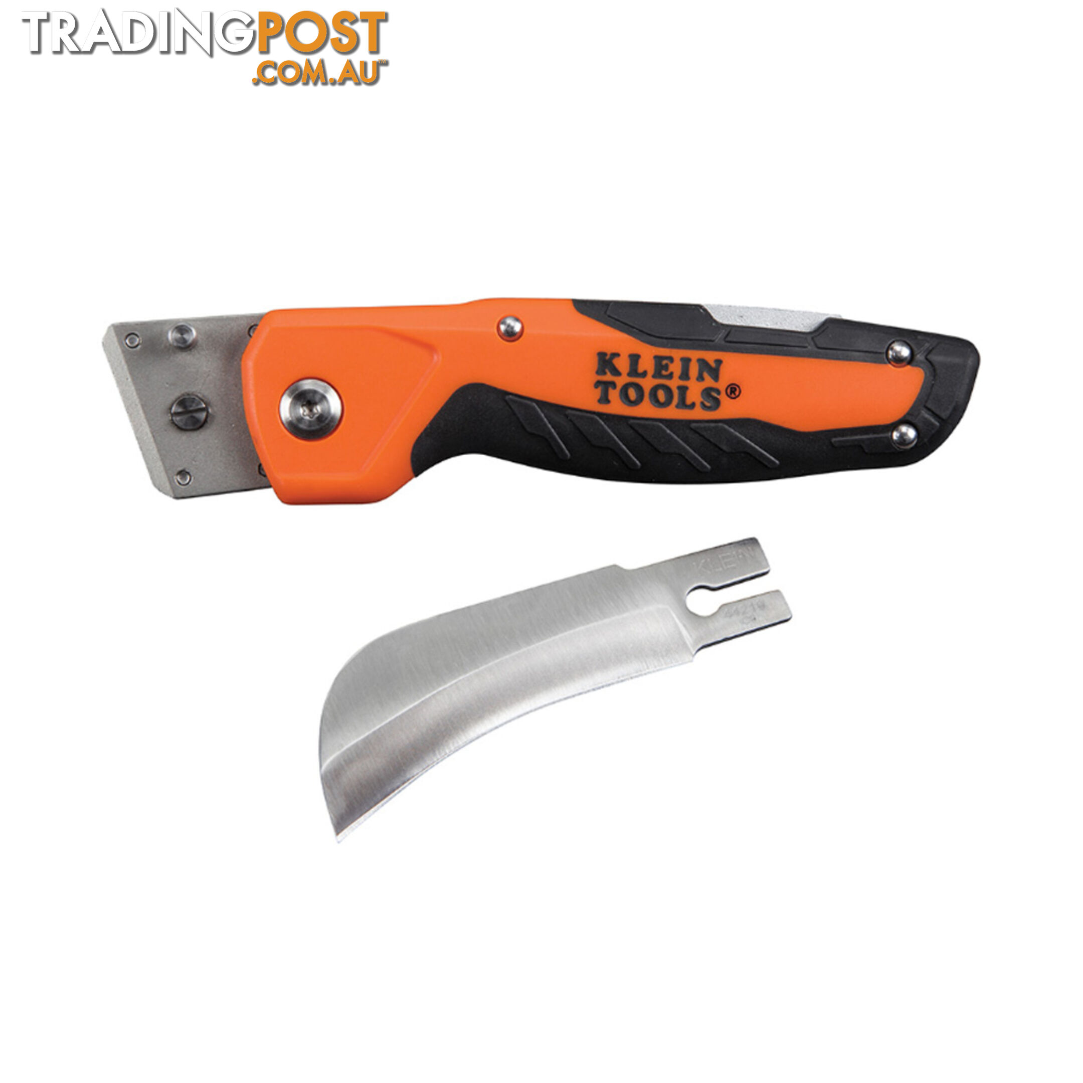 Klein Cable-Skinning Utility Knife with Replaceable Blade  Rubberised Handle SKU - 44218