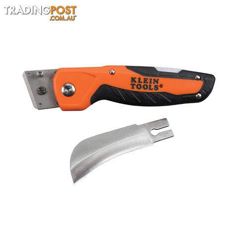 Klein Cable-Skinning Utility Knife with Replaceable Blade  Rubberised Handle SKU - 44218