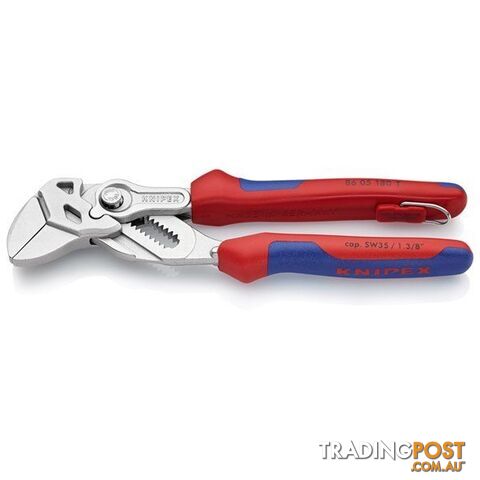 Knipex Plier Wrench 180mm Tethered SKU - 8605180T