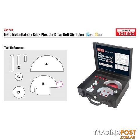 Toledo Timing Tool Kit  - Universal Stretch Belt Tool SKU - 304775