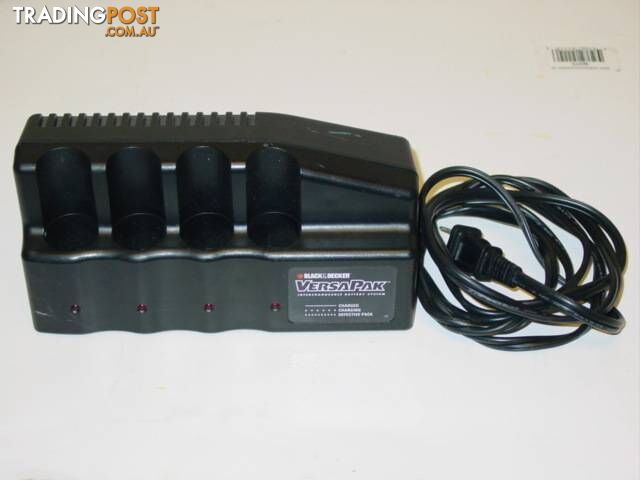 Black & Decker VersaPak VP160 4-Port Li Battery Charger 4.3V 1.1A