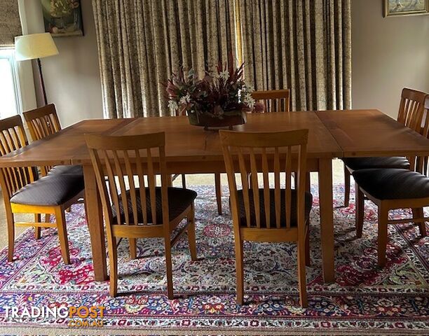 Dining table and chairs