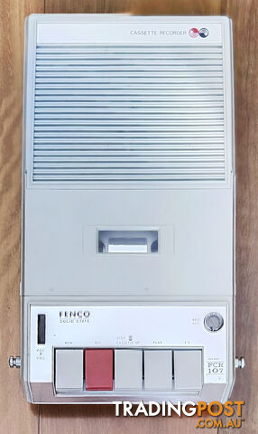 Vintage Fenco FCR-107 Portable Cassette Player - Serviced - photo 2 of 2