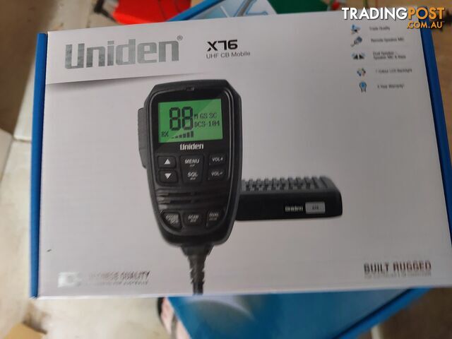 Uniden X76 80-Channel UHF CB (477 MHz) Mobile Radio