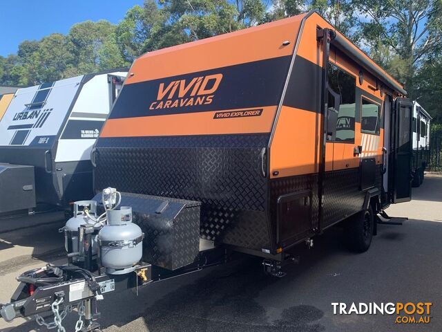 2026 Vivid Caravans Explorer 176 L Shape Lounge