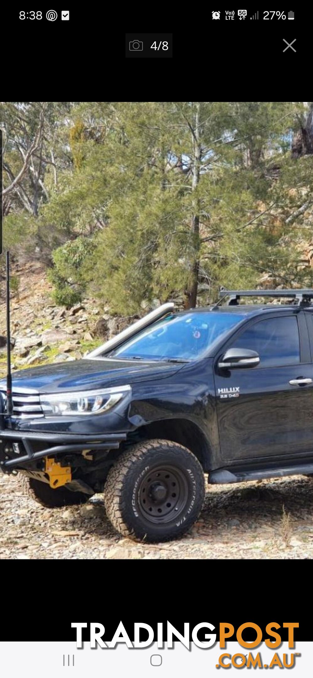 2015 Toyota Hilux Sr5 Ute Automatic