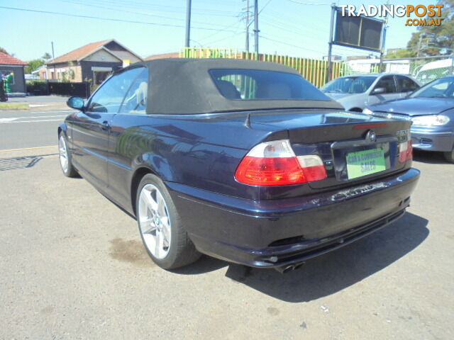 2002 BMW 330CI  E46 CONVERTIBLE