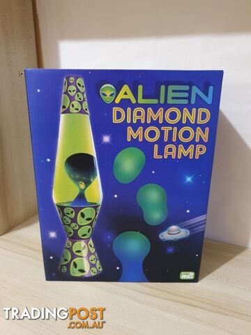 Alien Diamond-Shaped Lava Lamp