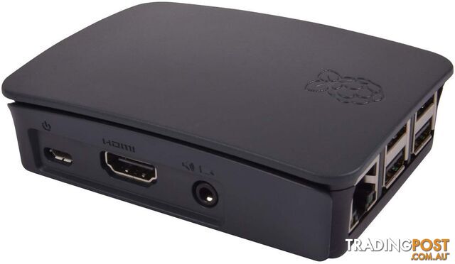 Official Raspberry Pi 3 Model B /B+ Case, Black & Charcoal - RASPBERRY PI