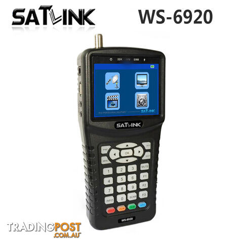 Pre-Tuned Satlink WS6920 Satellite DVB-S2 HD TV Finder Meter MPEG-4 16APSK VAST - SATLINK - photo 3 of 4
