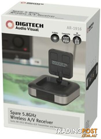 Spare Receiver to suit AR-1913 Wireless AV Sender - DIGITECH - photo 3 of 3