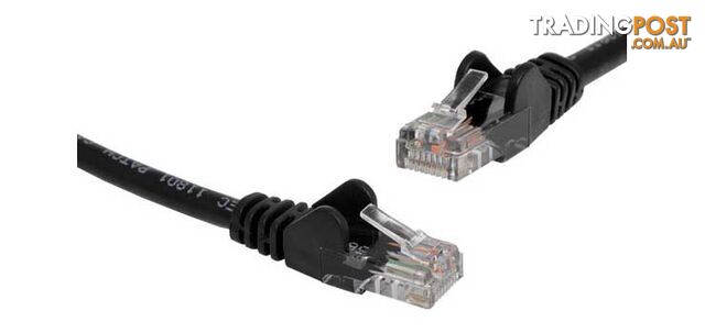 Black 1m Cat6 UTP Ethernet Patch Lead - DYNALINK