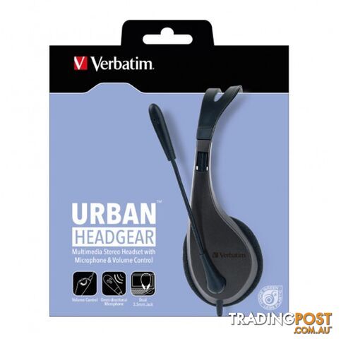 Verbatim School Multimedia Headset with Microphone Volume Control - Verbatim