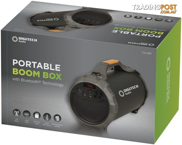 Portable Boom Box with Bluetooth® Technology - DIGITECH - photo 2 of 3