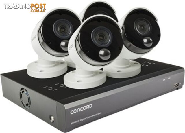 Concord 8 Channel 4K DVR Package - 4x5MP Cameras - CONCORD - photo 3 of 3