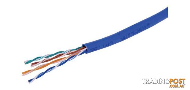 Blue Cat5e UTP Ethernet Data Cable 100M Roll - DYNALINK