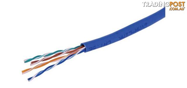 Blue Cat5e UTP Ethernet Data Cable 100M Roll - DYNALINK