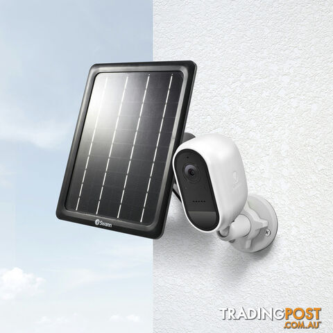 Swann 1080p Battery Powered Smart Wifi Camera + Solar Panel - SWANN