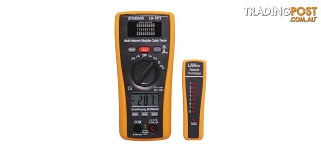 Combination DMM & LAN Cable Tester
