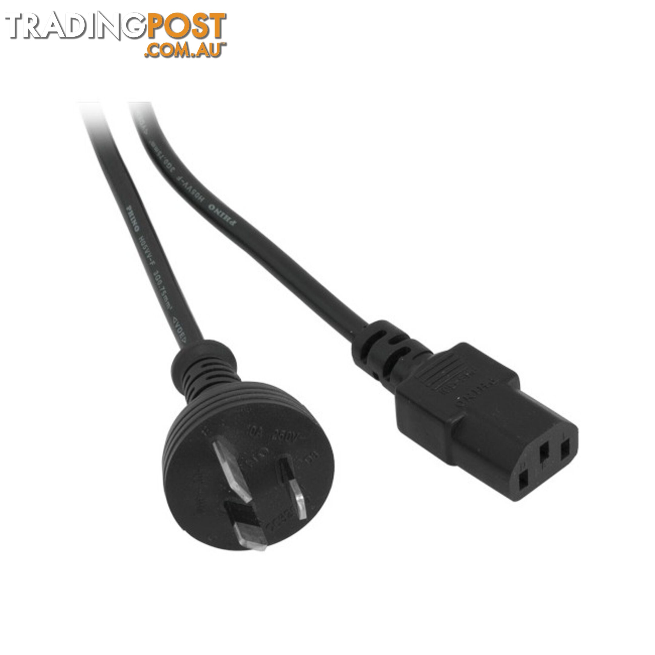 1M BLACK IEC POWER LEAD IEC-C13 APPLIANCE CORD