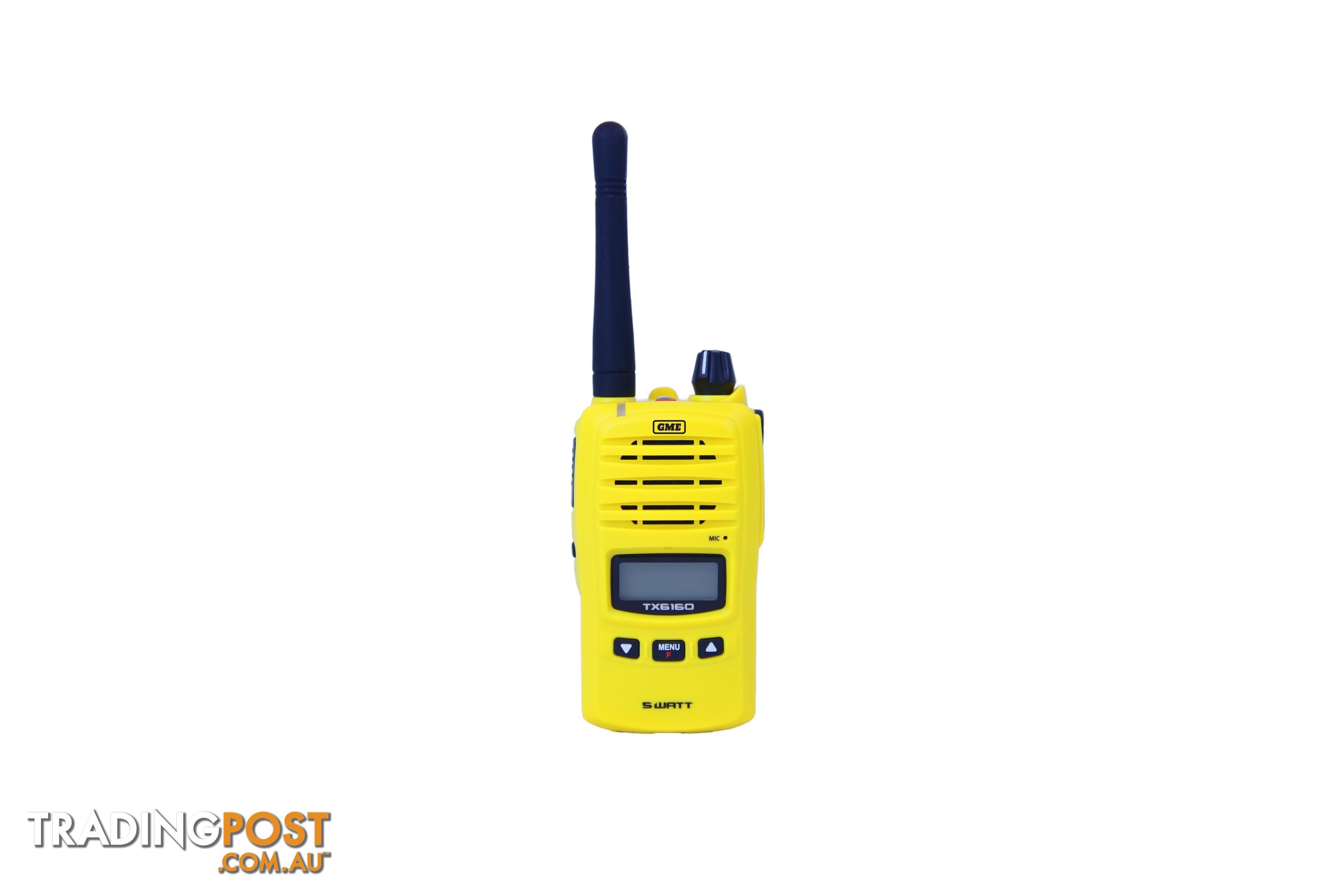 GME TX6160YTP Yellow 5 Watt IP67 UHF CB Handheld Radio - Twin Pack - GME