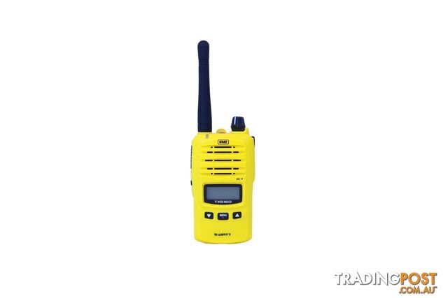 GME TX6160YTP Yellow 5 Watt IP67 UHF CB Handheld Radio - Twin Pack - GME