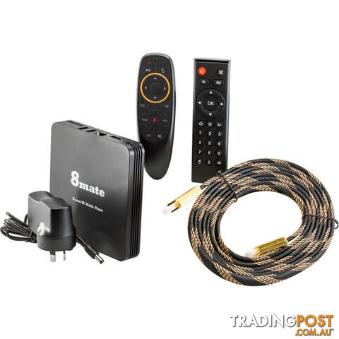 8 CORE 4K 7.1 ANDROID MEDIA PL BONUS AIR REMOTE & HDMI CABLE - photo 4 of 6