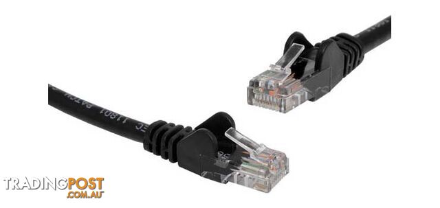 Black 5m Cat6 UTP Ethernet Patch Lead - DYNALINK