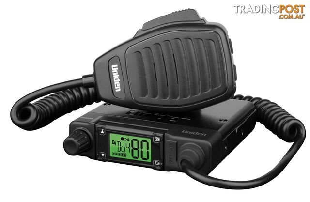 UNIDEN UH5030 Mini Compact Size with Large LCD And USB Charging UHF CB Mobile - UNIDEN