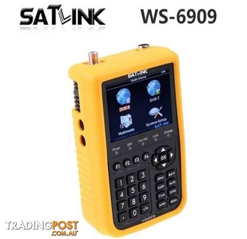 Satlink WS6909 Combo Satellite Terrestrial TV Finder Meter for DTV FOXTEL VAST - SATLINK