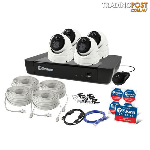 Swann 8CH 4K NVR Kit with 4 x 5MP PIR Dome Cameras - SWANN - photo 3 of 3