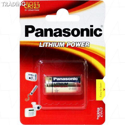 3V LITHIUM BATTERY PANASONIC CR2 - PANASONIC