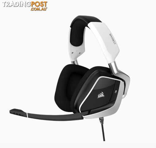 Corsair VOID Elite White USB Wired Premium Gaming Headset with DolbyÂ® Headphone 7.1 AUDIO - CORSAIR