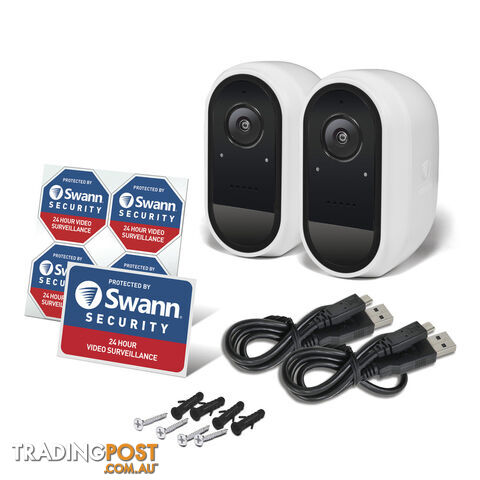 Swann 1080p Battery Powered Twin Pack Smart Wifi Camera - SWANN - photo 4 of 5