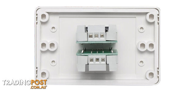Dual VGA Wallplate Dual Cover - Screw Terminals - DYNALINK - photo 2 of 2