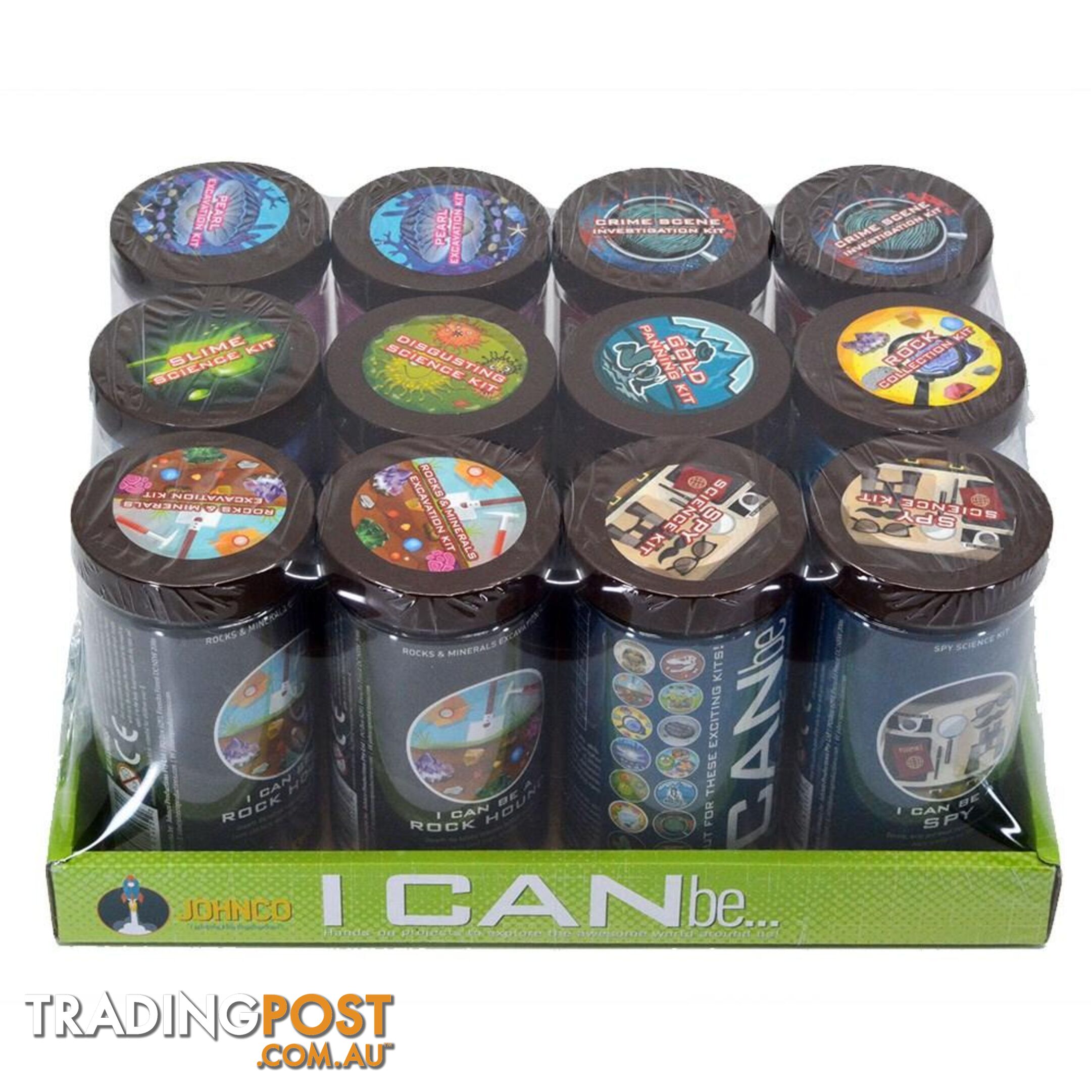 Johnco - iCANbe - Display of 12 Assorted - JOHNCO