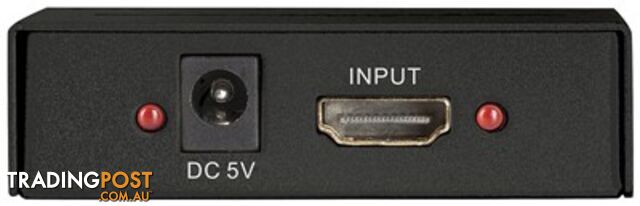 2 WAY HDMI SPLITTER WITH 4K SUPPORT - DIGITECH
