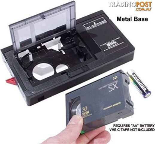 VHS to VHS-C VHSC VHS C Tape Converter Adaptor Play Compact Cassette VCR Player - PANASONIC