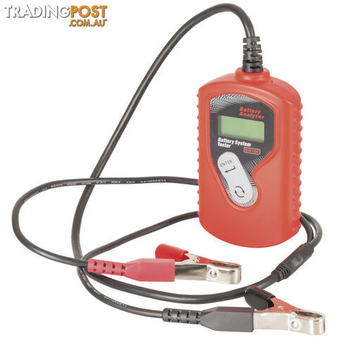 Battery System Tester 12V DC Lead Acid Battery Tester with LCD Display