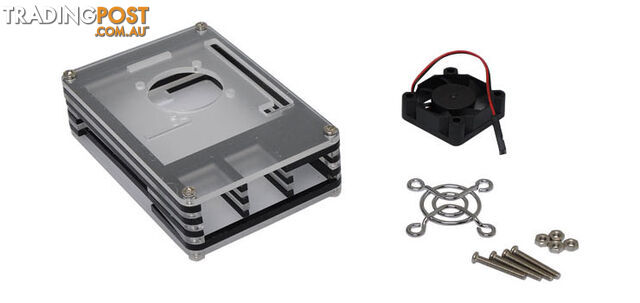 Acrylic Raspberry Pi 4 Case With Cooling Fan
