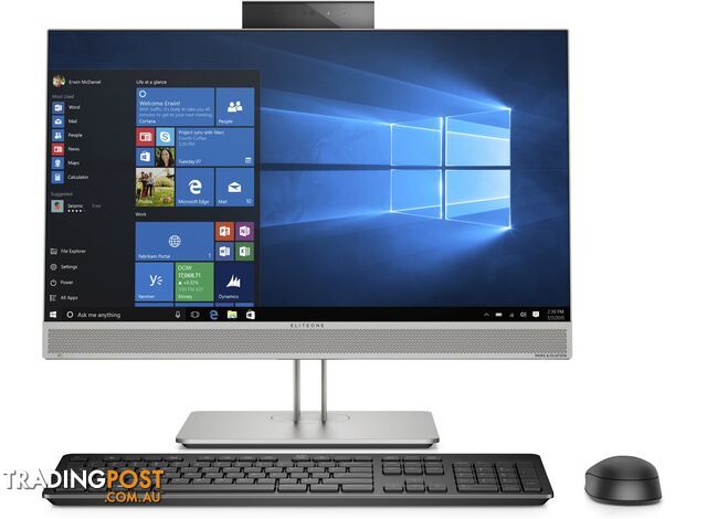HP 800 EliteOne G5 AIO 23.8" NT i7-9700 8GB 256GB SSD WIN10 PRO HDMI DP WEBCAM KB/Mouse 3YR ONSITE WTY W10P All-in-one Desktop PC (7NX91PA) - HP