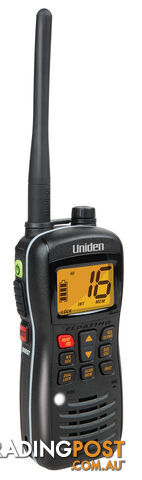 UNIDEN MHS127 5W VHF MARINE COMMUNICATION RADIO WATERPROOF JIS8 - UNIDEN