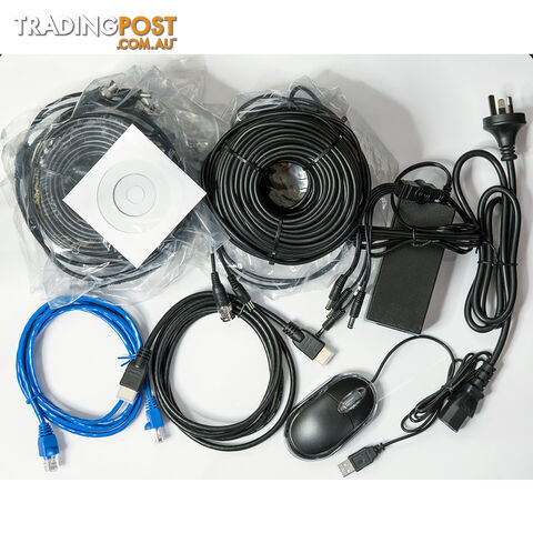 4CH DVR/1080P AHD CAMERA KIT BULLET AHD WITH 1TB HDD WHITE - DOSS - photo 4 of 4
