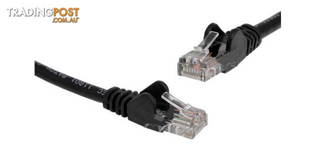 Black 15m Cat6 UTP Ethernet Patch Lead - DYNALINK