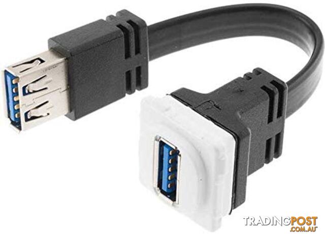 USB to USB 3.0 Insert Suits Clipsal Wall Plates - DIGITEK