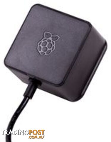 Raspberry Pi 4 Model B PSU, USB-C, 5.1V, 3A, AU PLUG BLACK - RASPBERRY PI - photo 2 of 2
