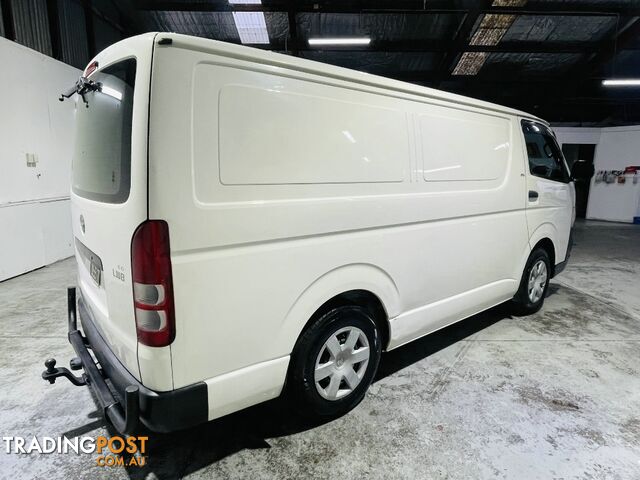 2010  TOYOTA HIACE LONG WHEELBASE TRH201R MY10 VAN