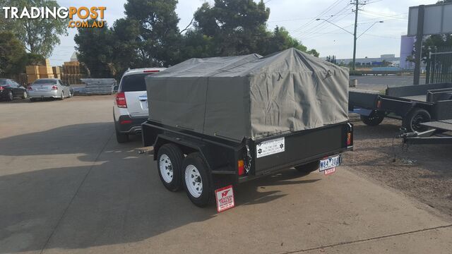 8X5 TANDEM TRAILER WITH CAGE AND COVER - photo 5 of 13