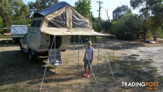 Rear Camper Awning inc poles, ropes, pegs and bag - photo 3 of 3