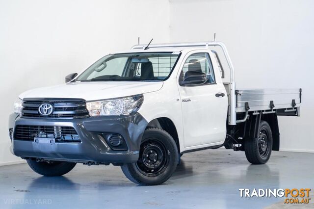 2015 Toyota Hilux TGN121R Workmate Cab Chassis Single Cab 2dr Man 5sp, 4x2 1225kg 2.7i 